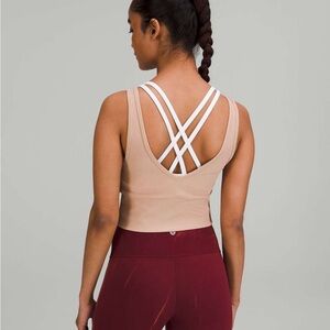 Lululemon Power Pivot Ribbed Pink Clay Reversible